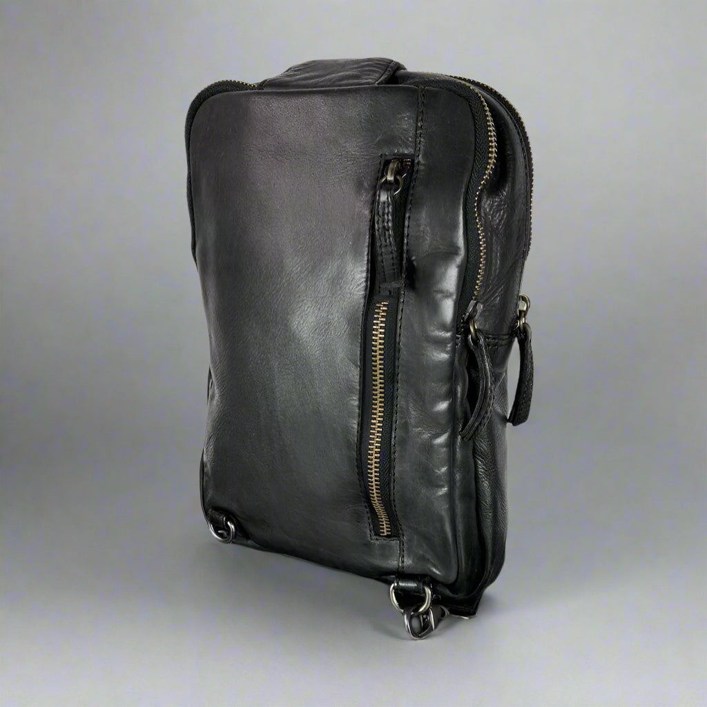 MET Leather Chest Front Bag & Backpack