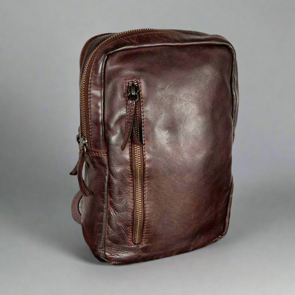 MET Leather Chest Front Bag & Backpack