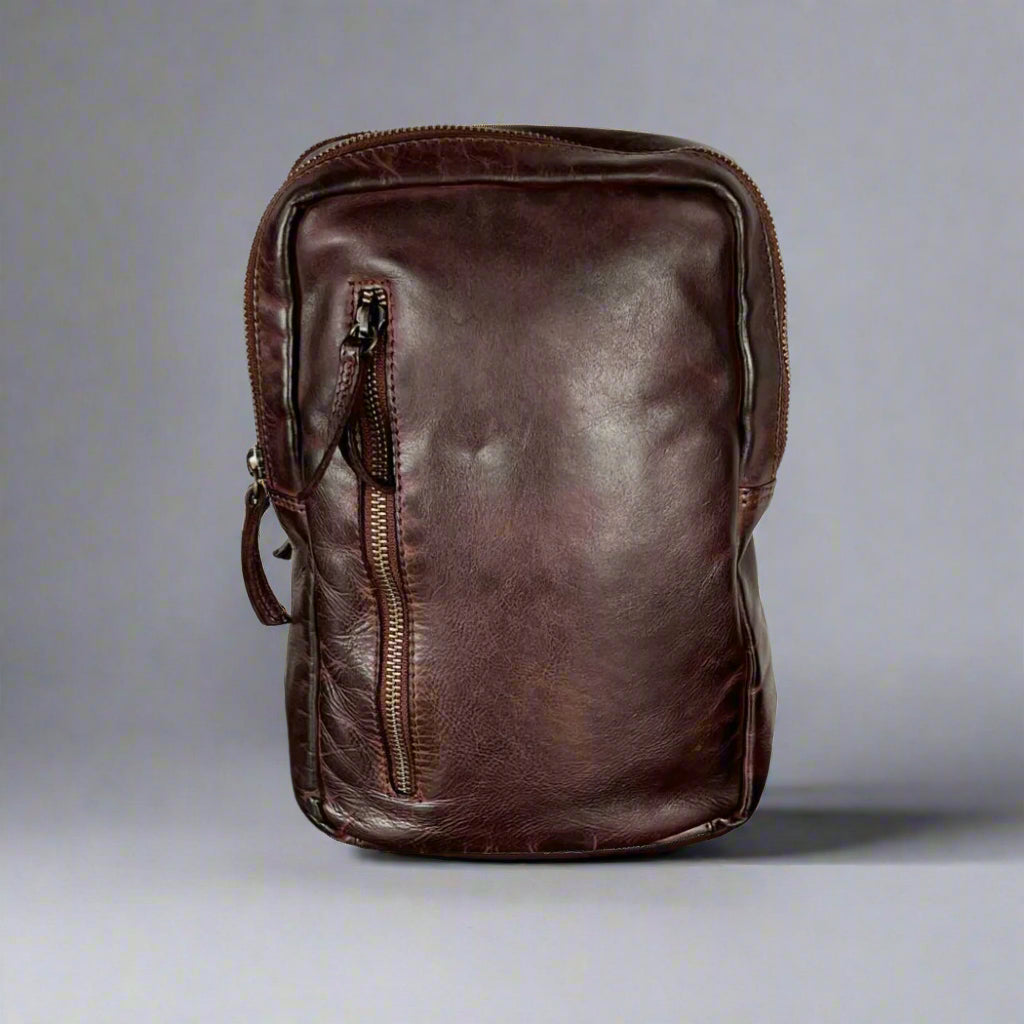 MET Leather Chest Front Bag & Backpack