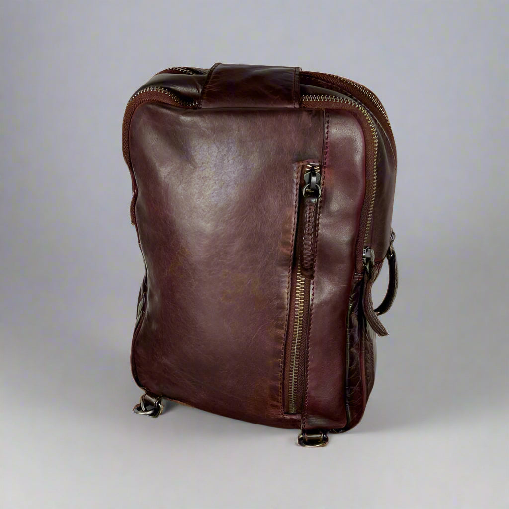 MET Leather Chest Front Bag & Backpack