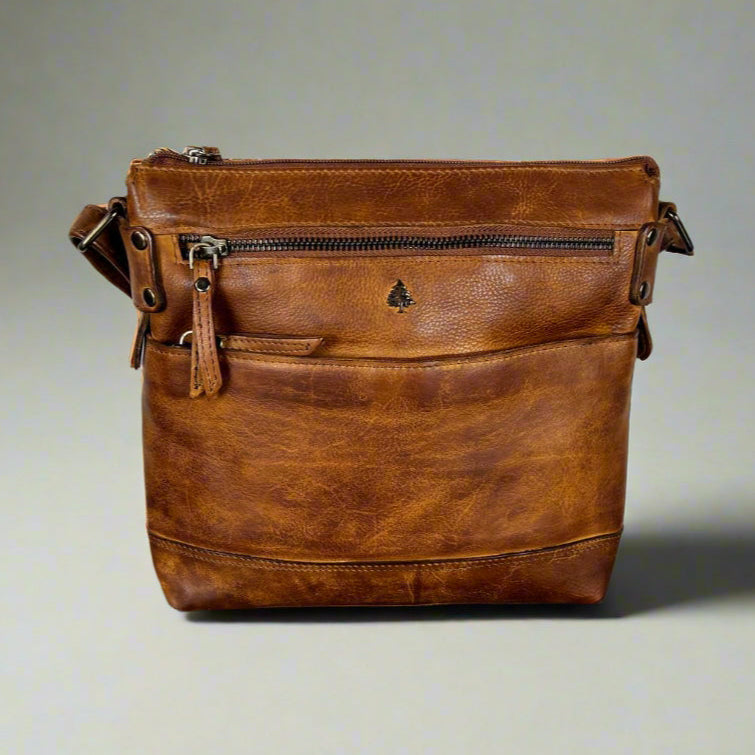 Greenwood Leather Shoulder Bag | Crossbody Bag - Boutique of Leathers/Open Road