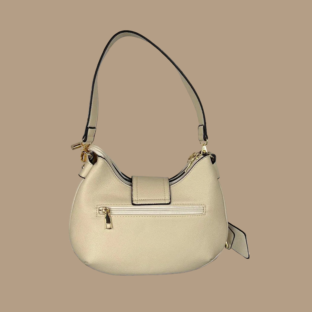 Temptation Italy Small Shoulder Bag with Dragonfly and Flowers - Boutique of Leathers/Open Road