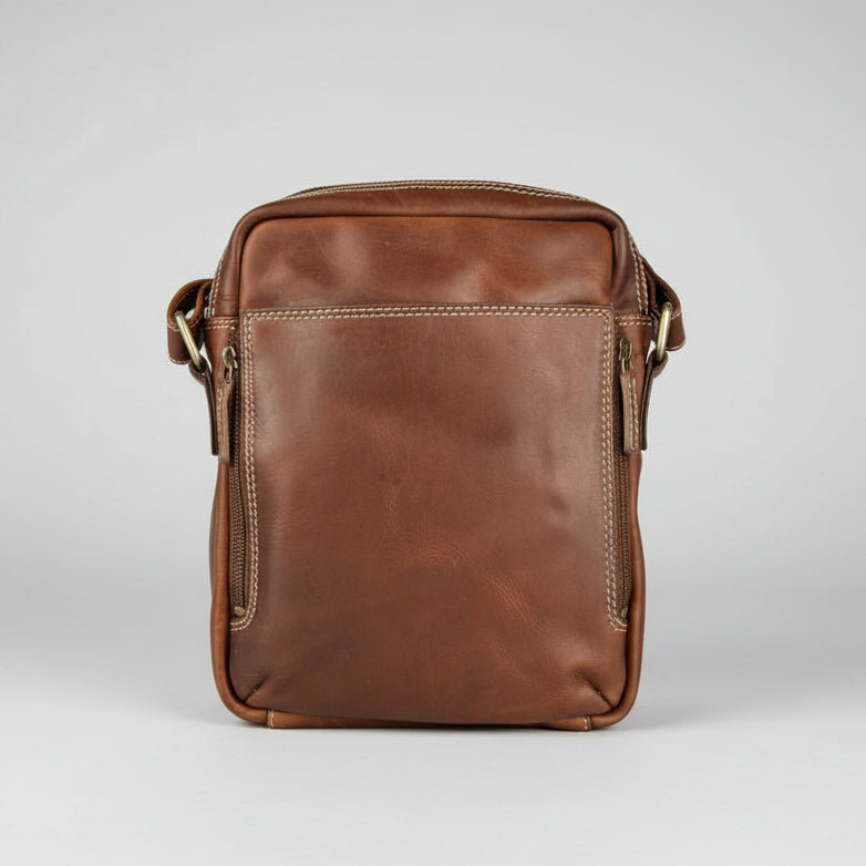 Rugged Earth Full Grain Leather Crossbody Bag