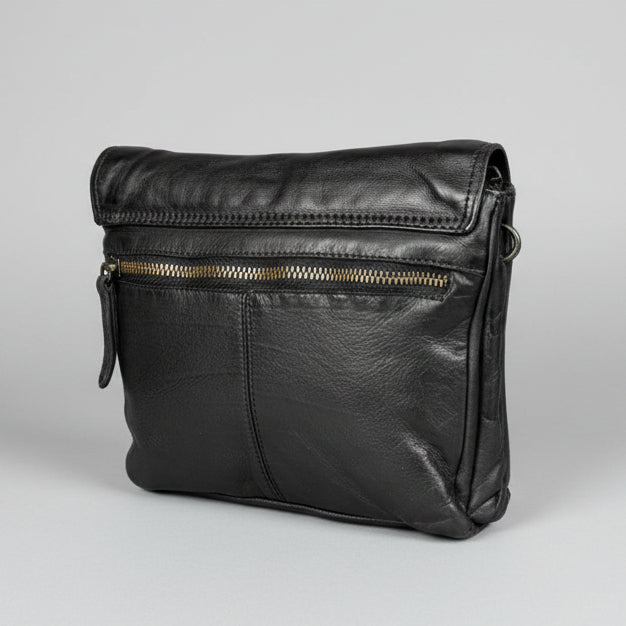 MET Small Leather Flap Crossbody Bag