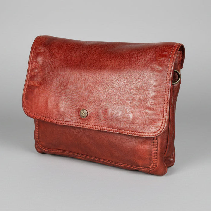 MET Small Leather Flap Crossbody Bag