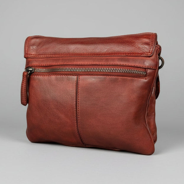 MET Small Leather Flap Crossbody Bag