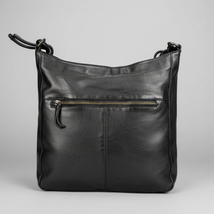 MET Women's Leather Crossbody Bag with Knotted Strap