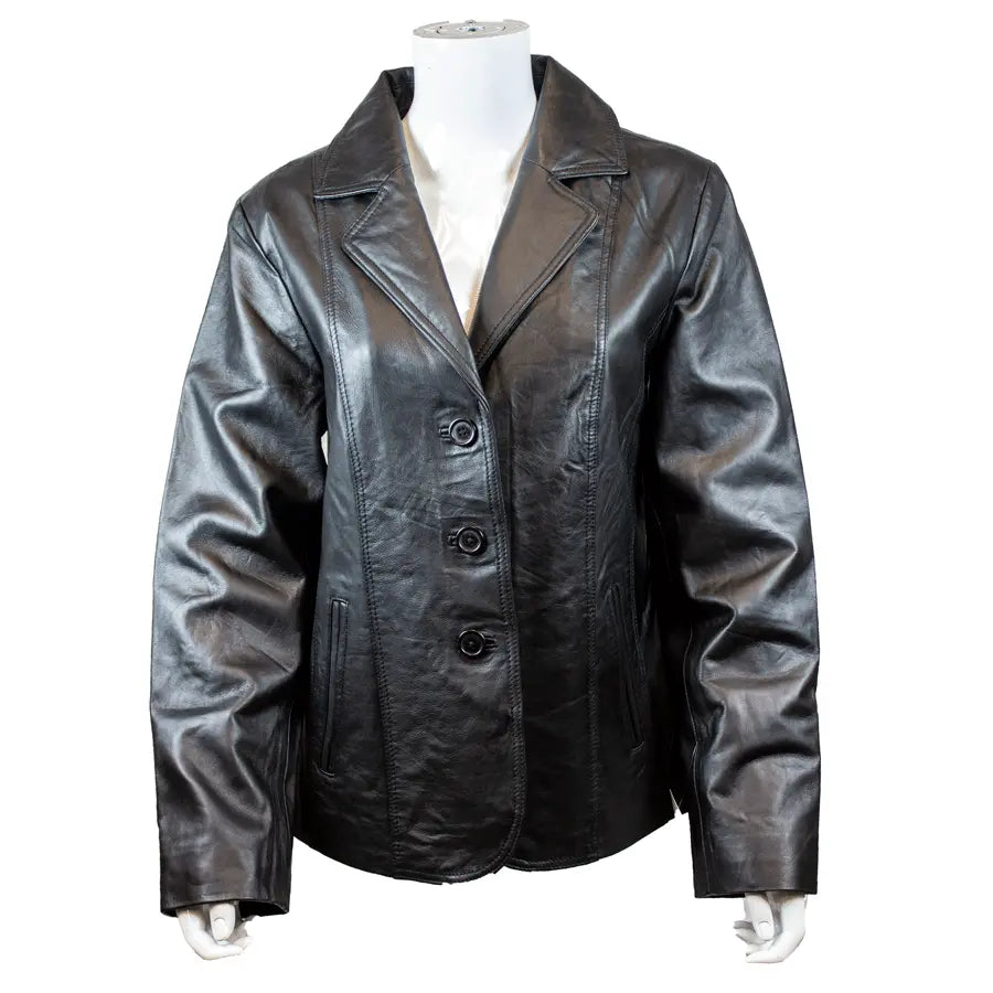 Women's Blazer Stitched Leather Jacket Women's Coats & Jackets Boutique of Leathers/Open Road