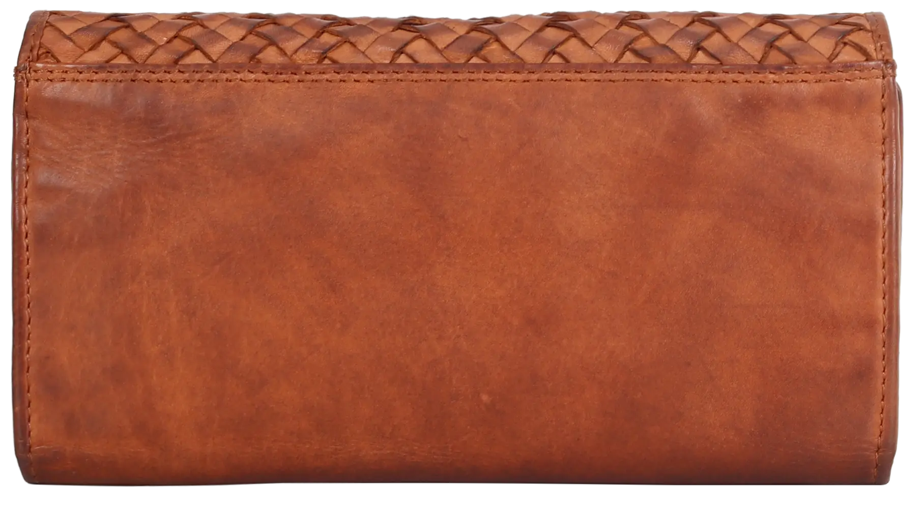 Basket weave leather bag on sale