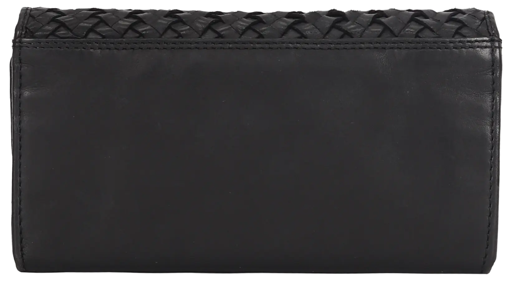 Leather weave purse online