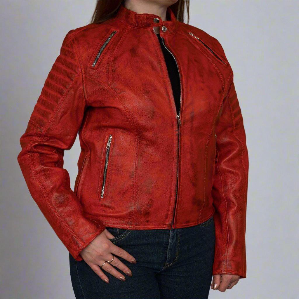 Women's Motocross Fashion Jacket Women's Coats & Jackets Boutique of Leathers/Open Road