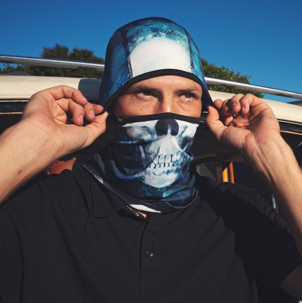 ZANheadgear Convertible Balaclava SportFlex Series Paint Skull -
