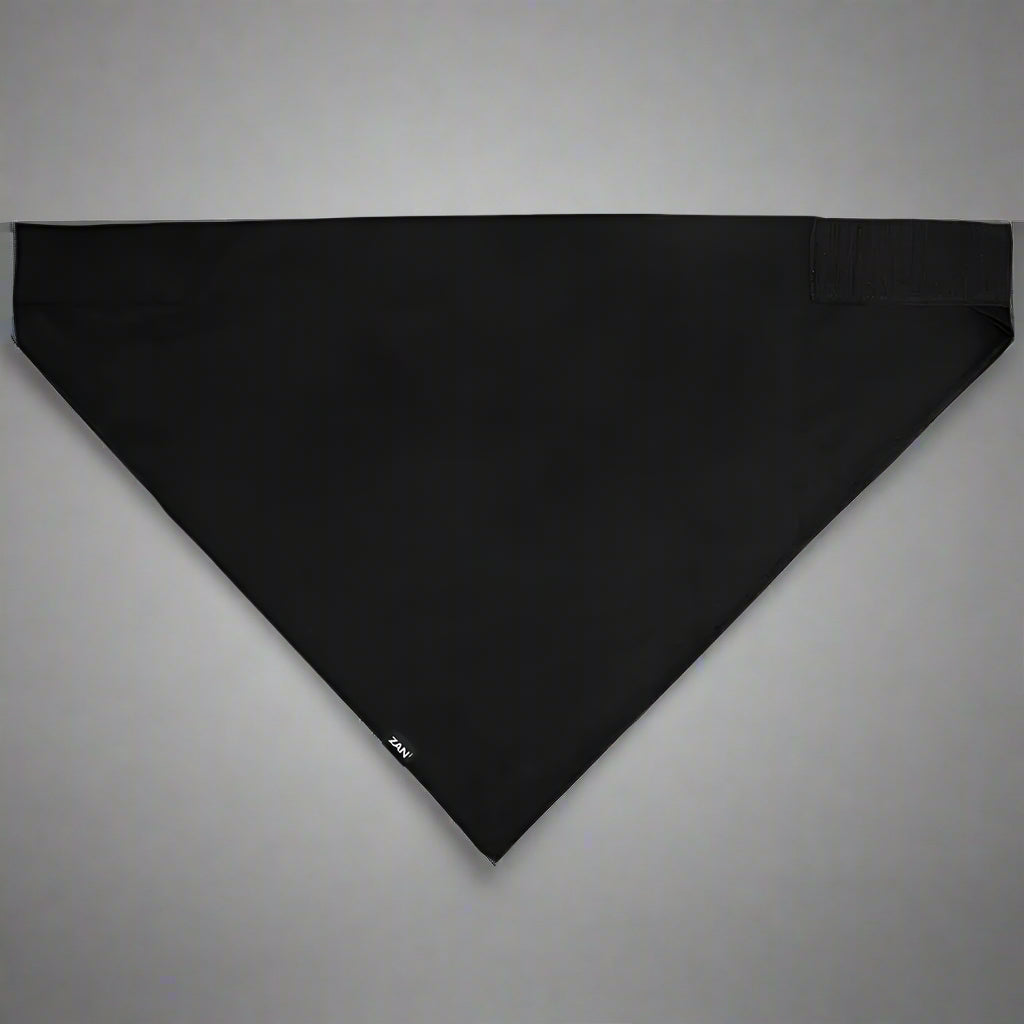 ZANheadgear 3 In 1 Classic Plain Black Bandana Bandanas & Headties Boutique of Leathers/Open Road