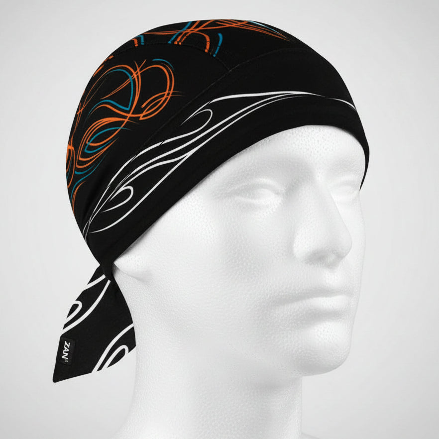 ZANheadgear Flydanna SportFlex Pinstripe Flame - Boutique of Leathers/Open Road