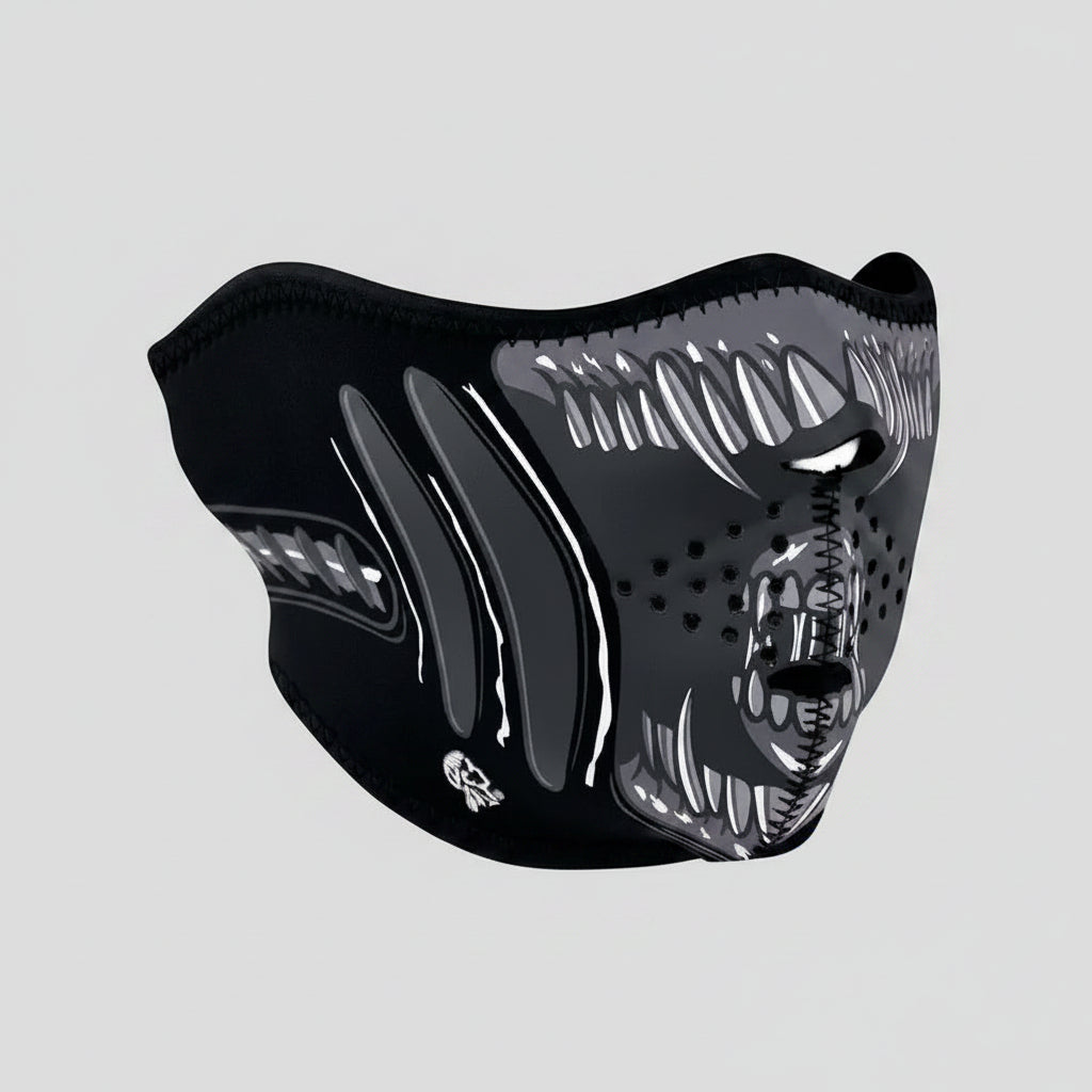 ZANheadgear Half Mask Neoprene Alien - Boutique of Leathers/Open Road