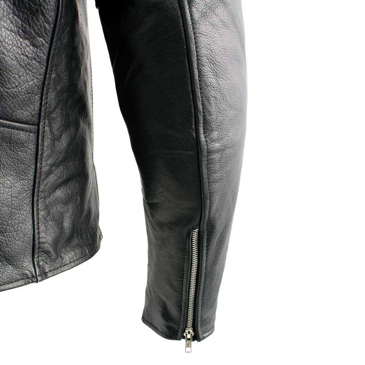 X Element Men's Leather Motorcycle Jacket