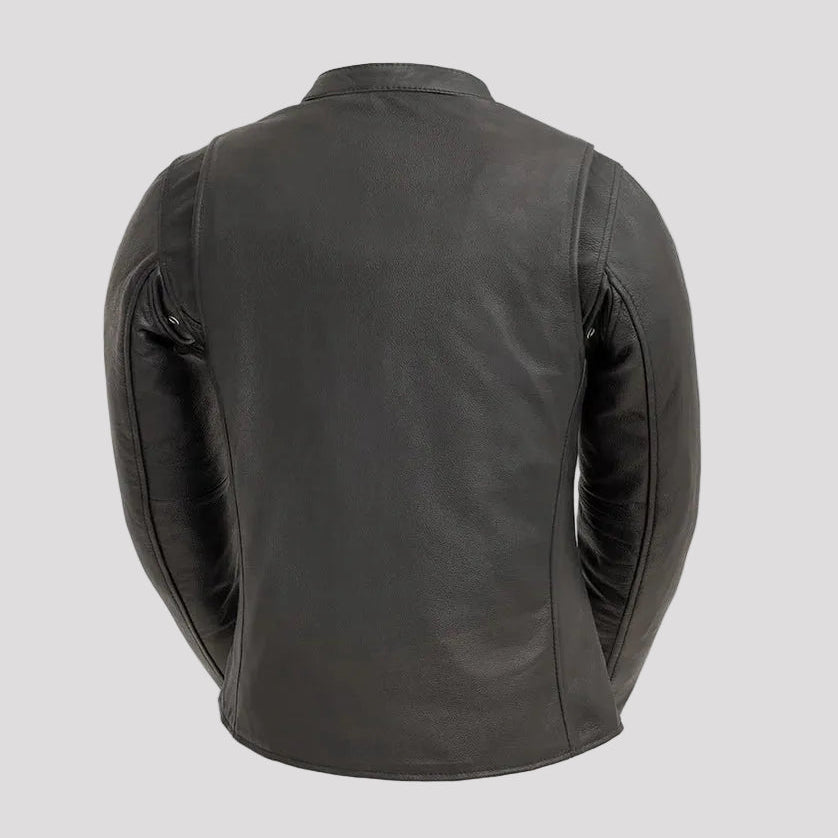 Women’s Motorcycle Leather Jacket. Lightweight Cowhide with Armor Pockets - Boutique of Leathers/Open Road