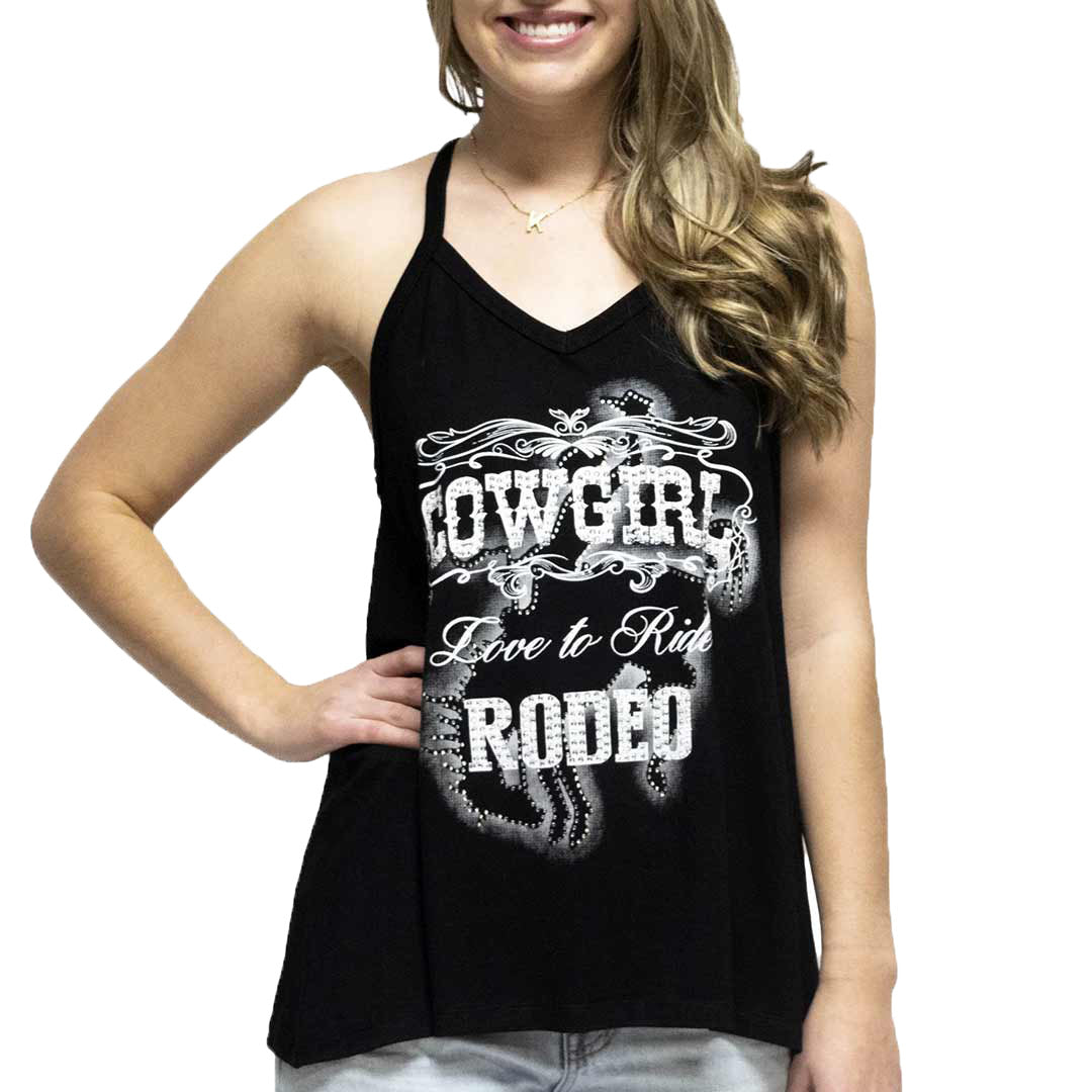 Liberty Wear Women's Cowgirl Rodeo Tank Top
