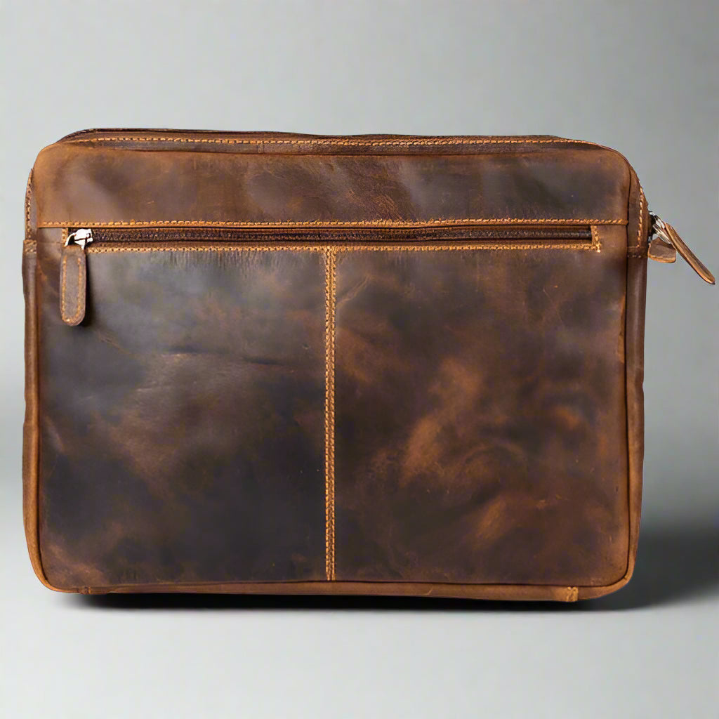 Greenwood Leather Laptop Sleeve for MacBook Pro/Air 13" - Boutique of Leathers/Open Road