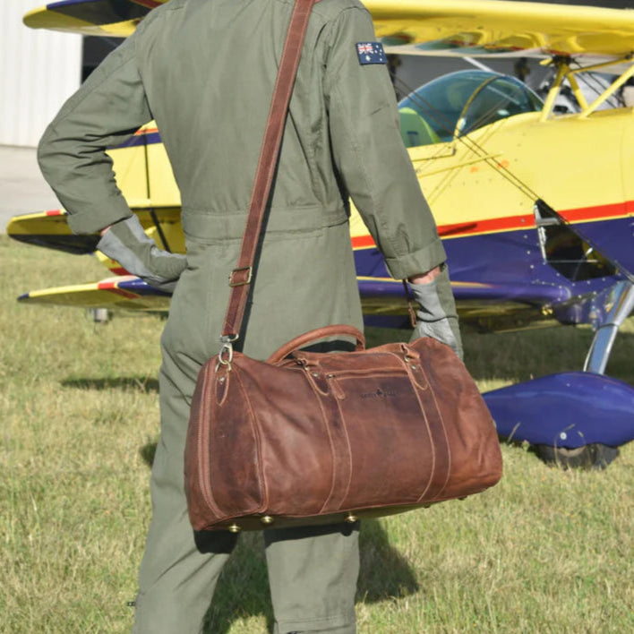 Greenwood Leather Weekend Travel Bag - Boutique of Leathers/Open Road