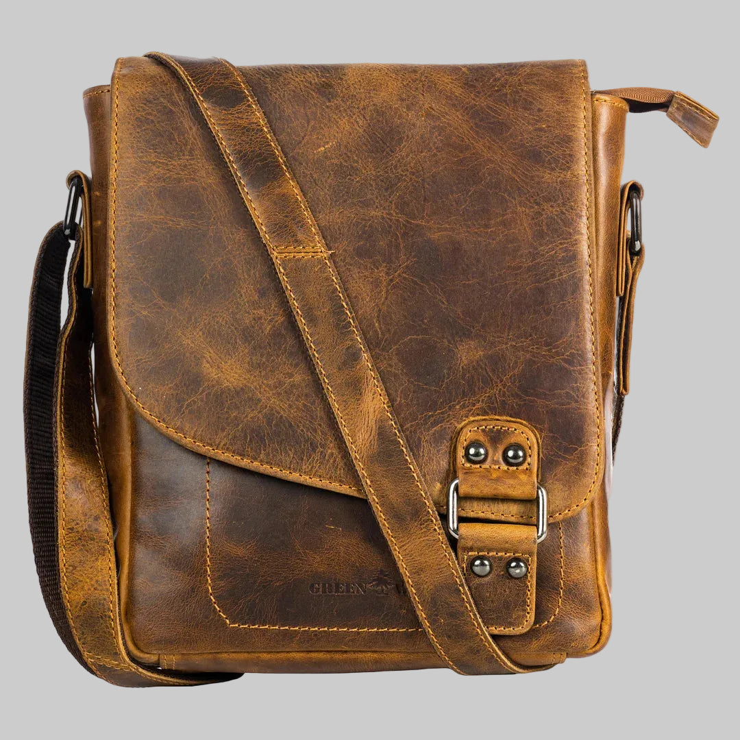 Greenwood Leather Mini-Messenger Bag