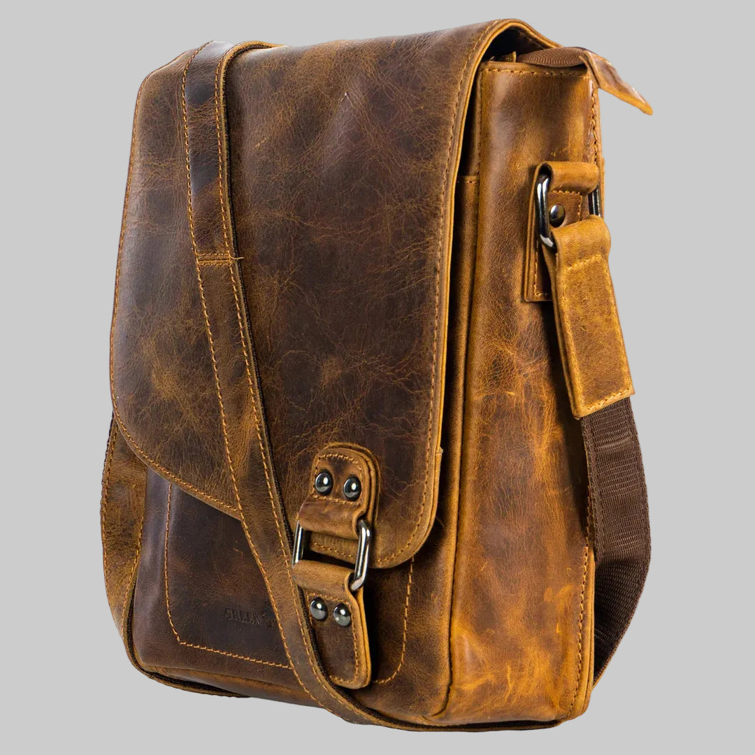 Greenwood Leather Mini-Messenger Bag
