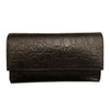 Women's Exotic Print Trifold Leather Wallet