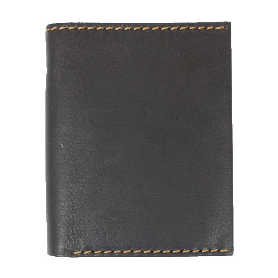 Men's Upright Bifold Leather Wallet