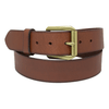 BOL Men's Removable Gold Buckle Leather Belt