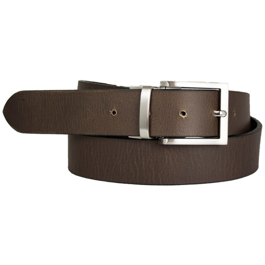 BOL Men's Reversible Solid Leather Belt