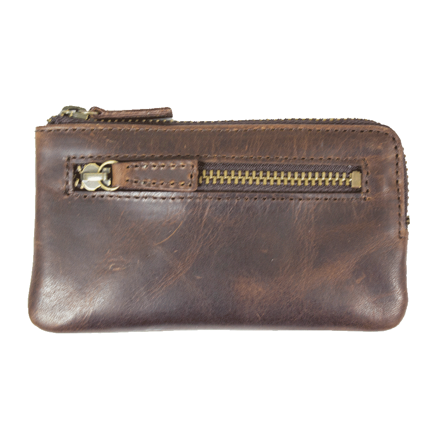 Men's Oiled Leather Coin Wallet