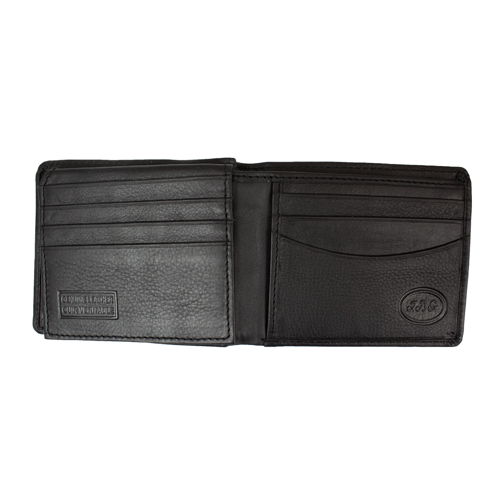 BOL Men's Billfold Flip Up Leather Wallet