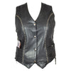 Women's Stud Accent Leather Gunslinger Vest