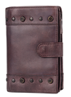 MET Women's Bi-fold Flower Studded Leather Wallet