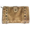 Women's Flower Stud Bifold Leather Wallet