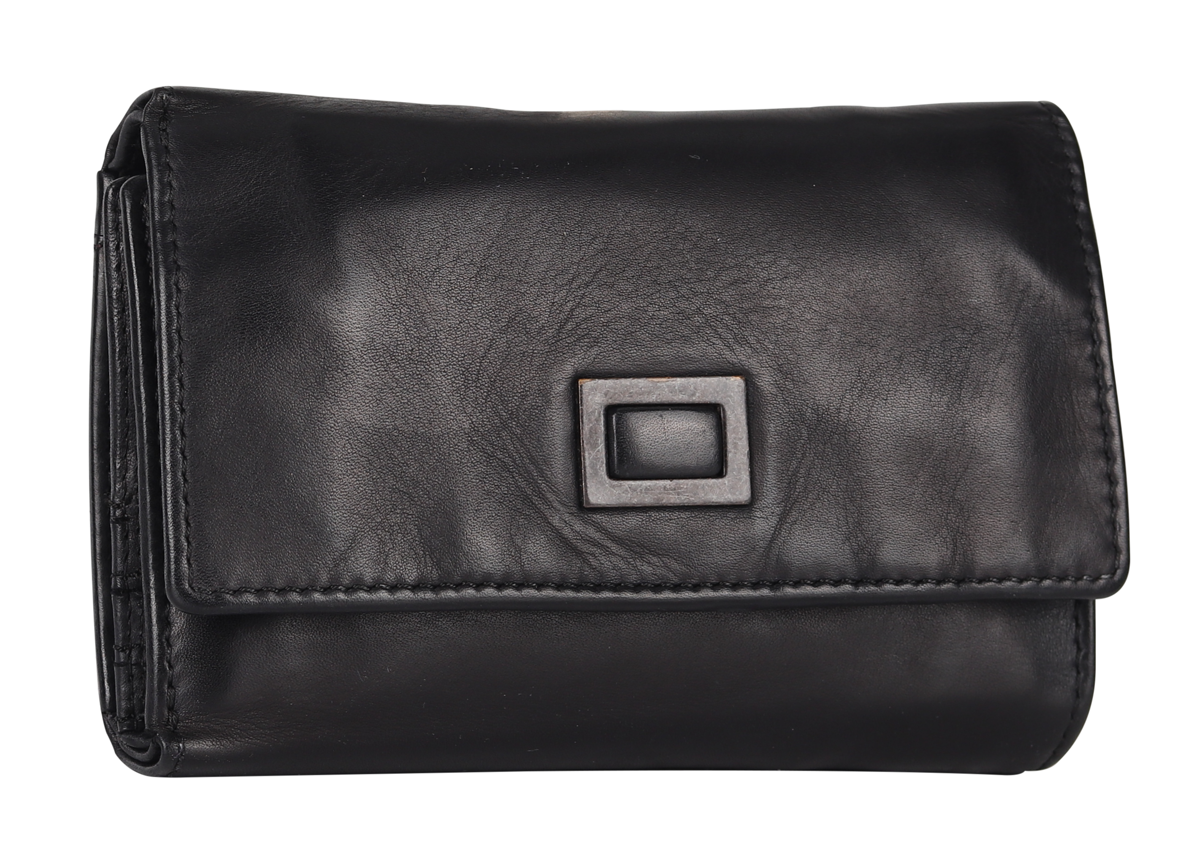 BOL Women's Square Tab Leather Wallet