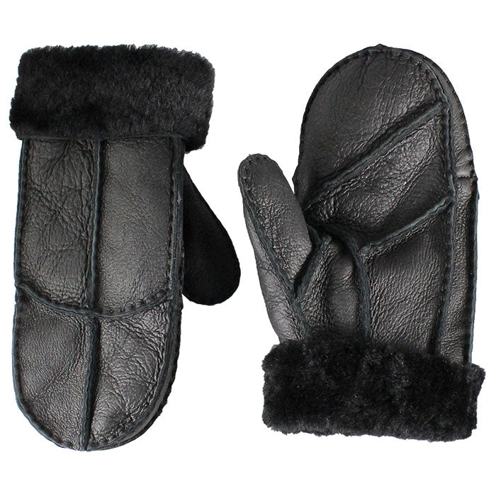 Women's Shearling Leather Mittens