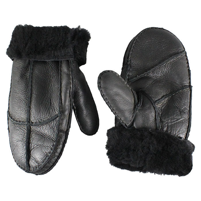 Men's Shearling Leather Mittens