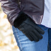 BOL Women's Shearling Lined Leather Gloves