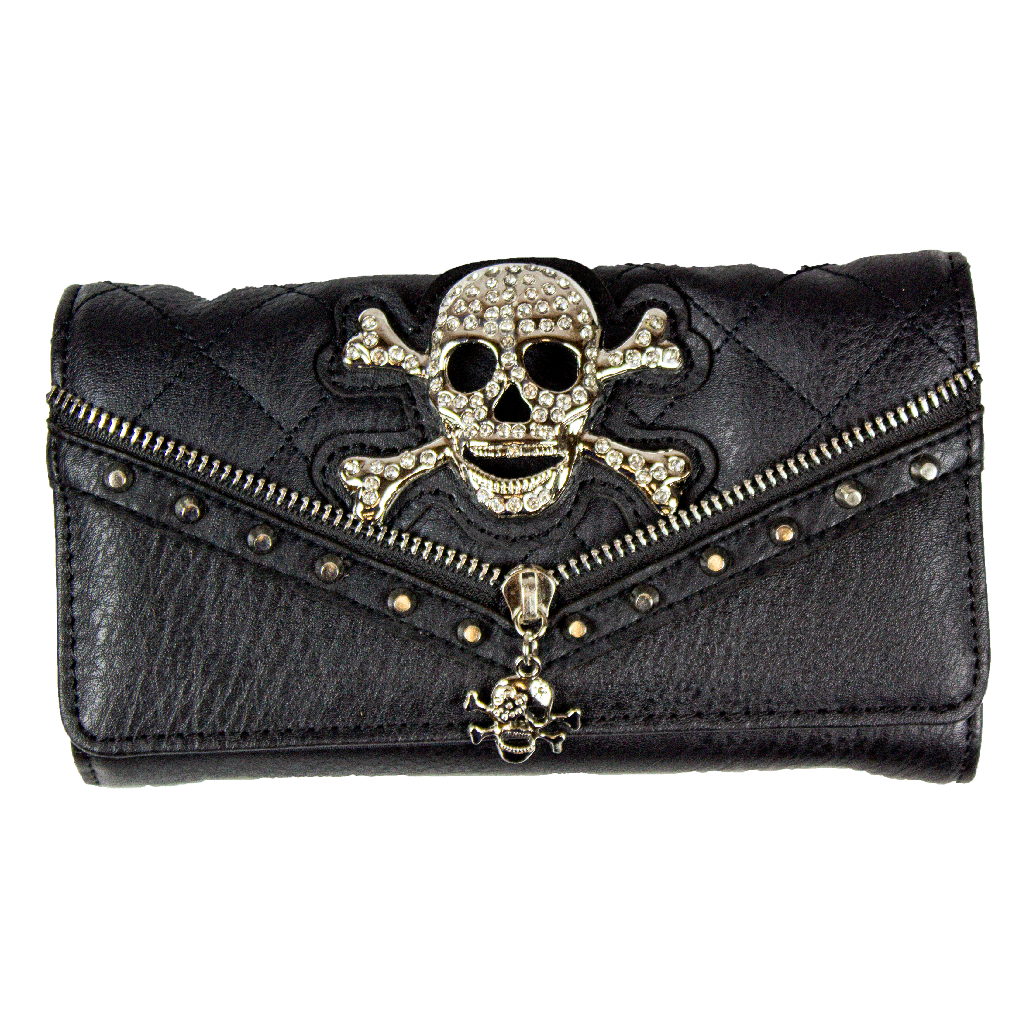 BOL/Open Road Women's Golden Skull Wallet