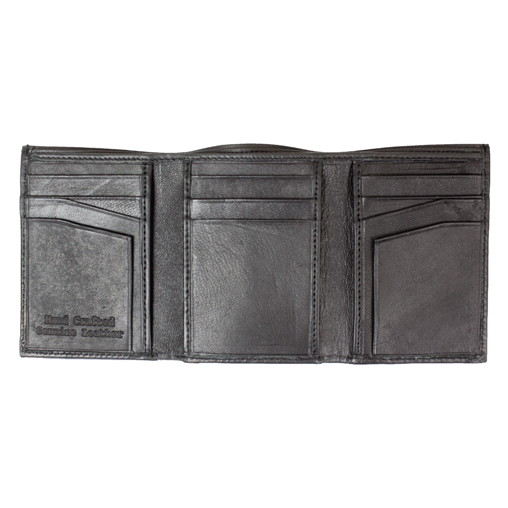 BOL Men's Trifold Leather Wallet
