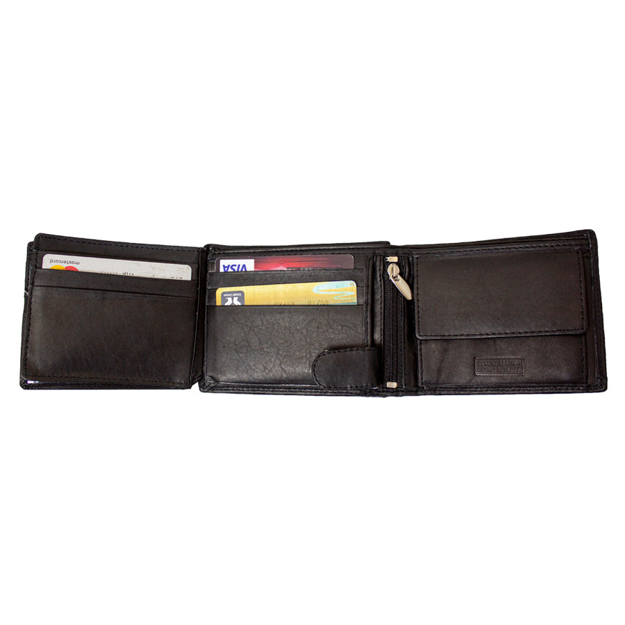 Men's Trifold Leather RFID Wallet