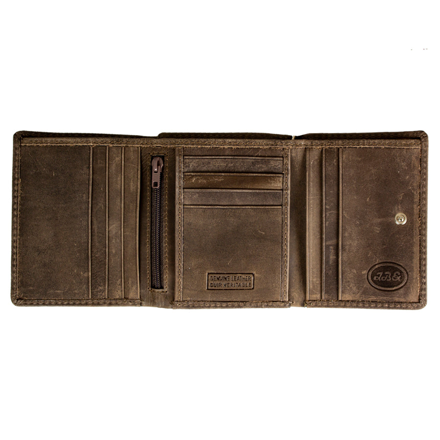Men's  Hunter Chain Leather RFID Wallet