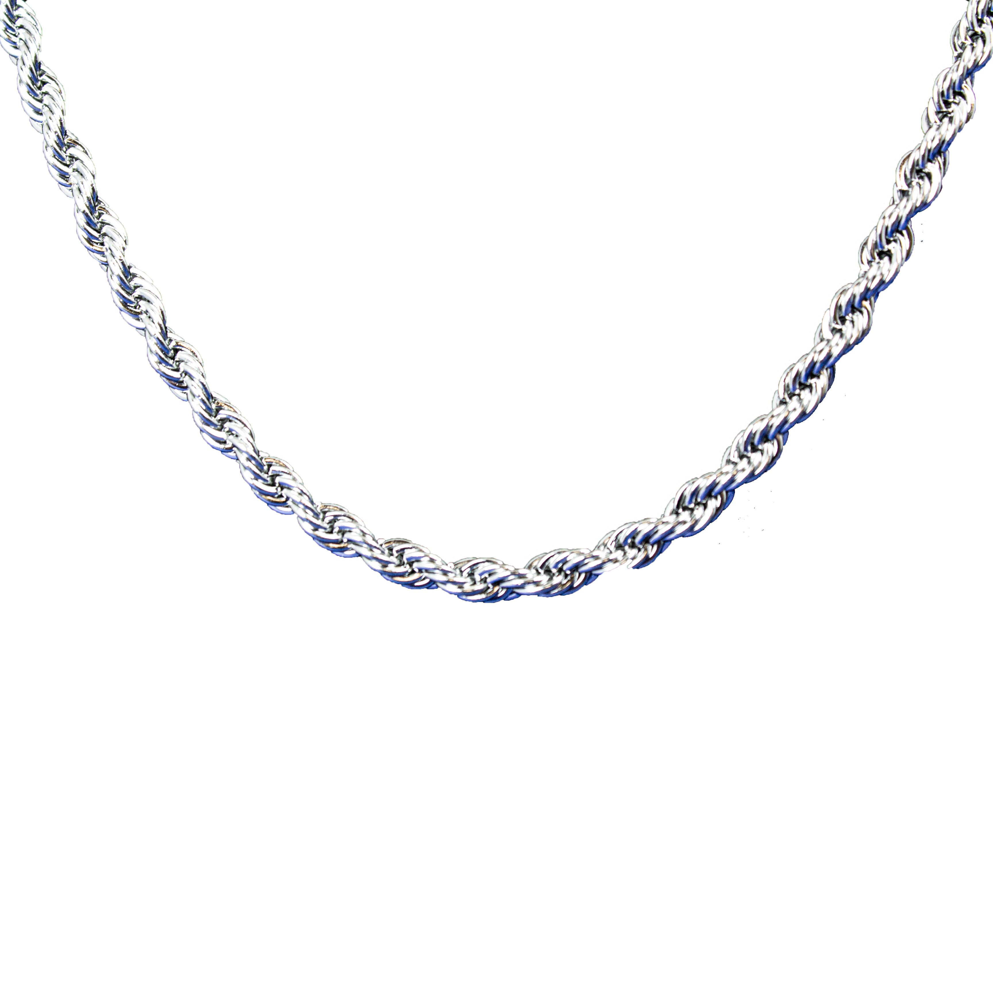 Open Road Stainless Steel Twist Chain Necklace