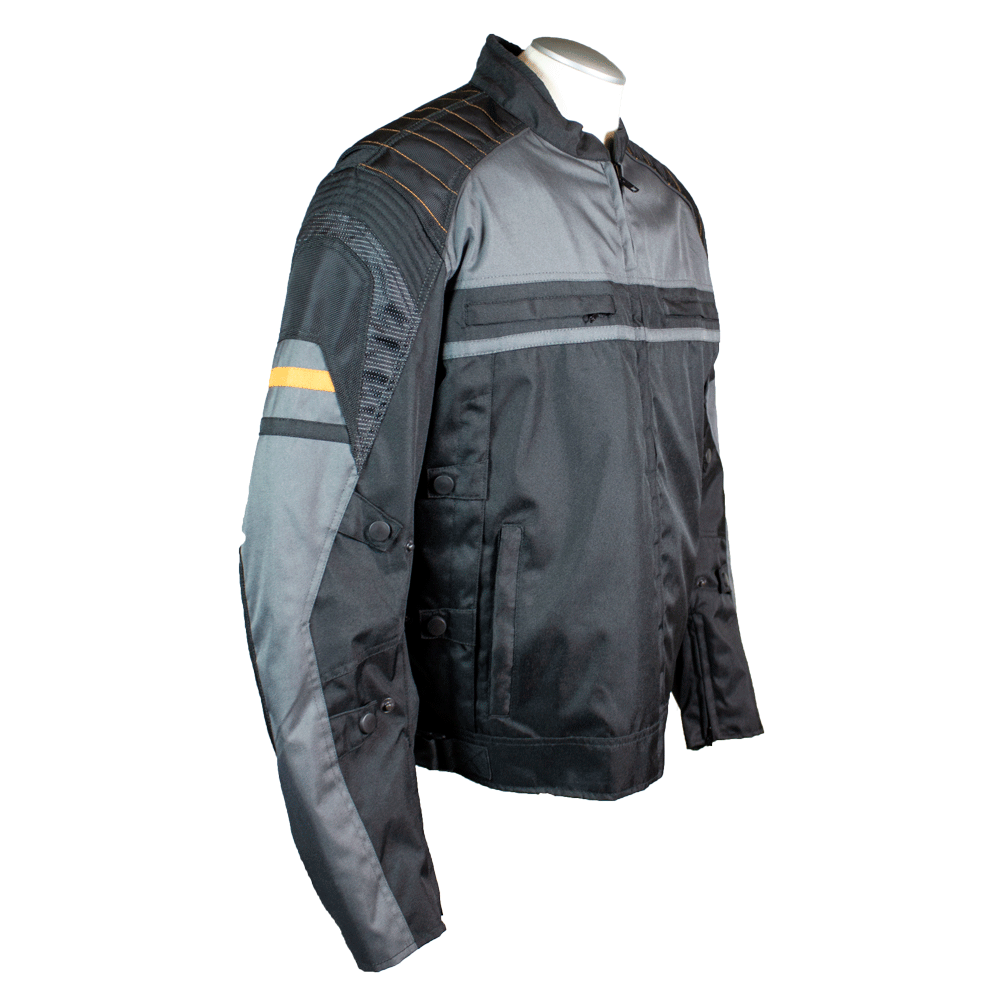 Open Road Men's Armored Textile Motorcycle Jacket