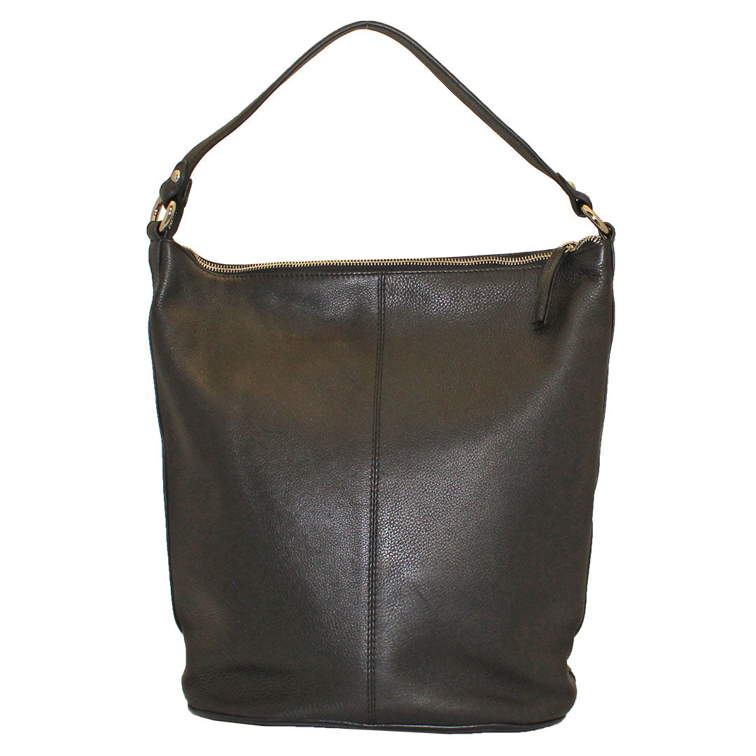 Large Soft Body Leather Hobo Bag