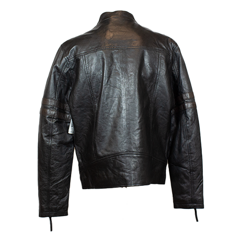 BOL Men's Zip up Lamb Leather Jacket