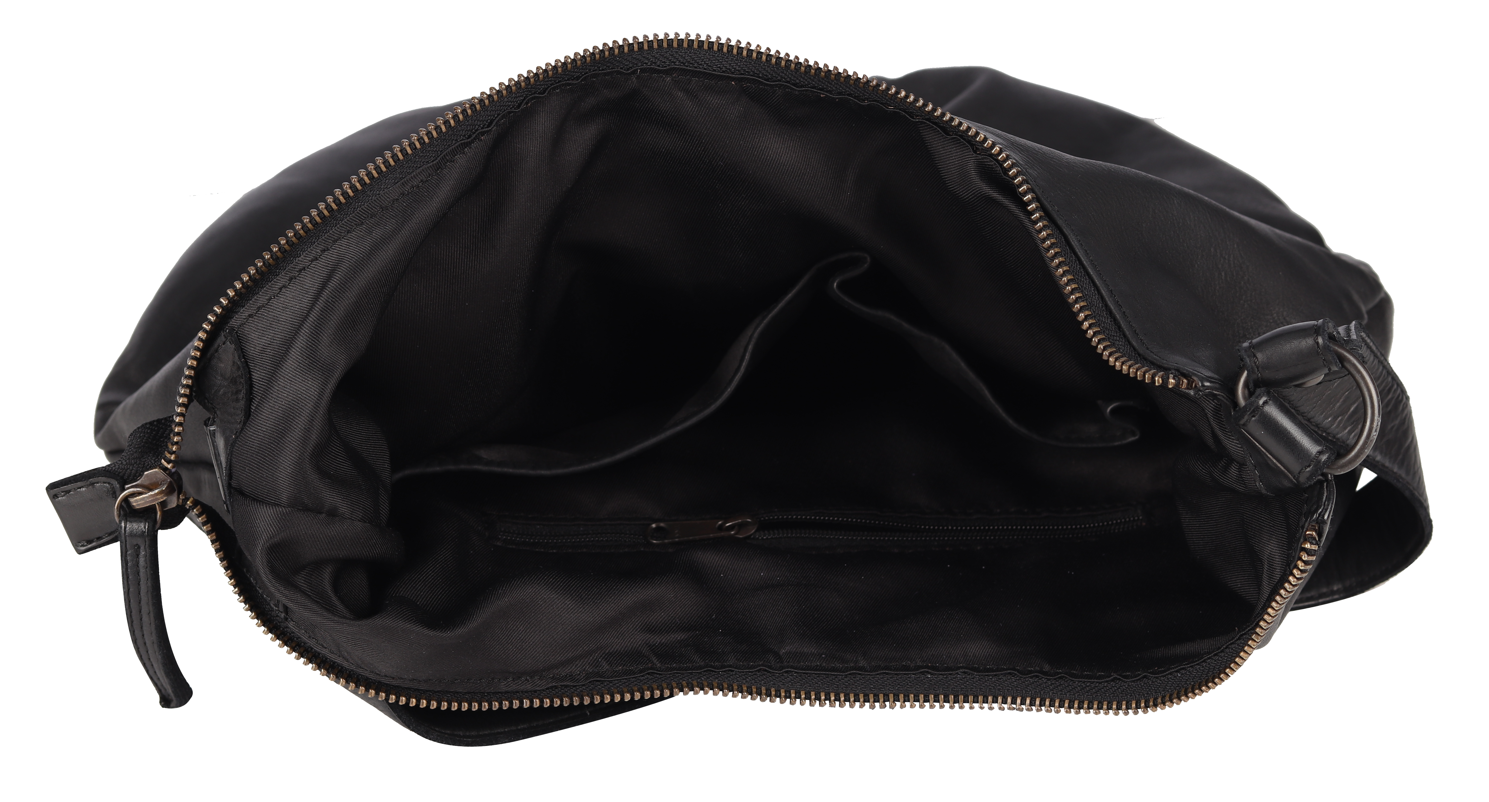 MET V Stitch Single Handle Leather Handbag