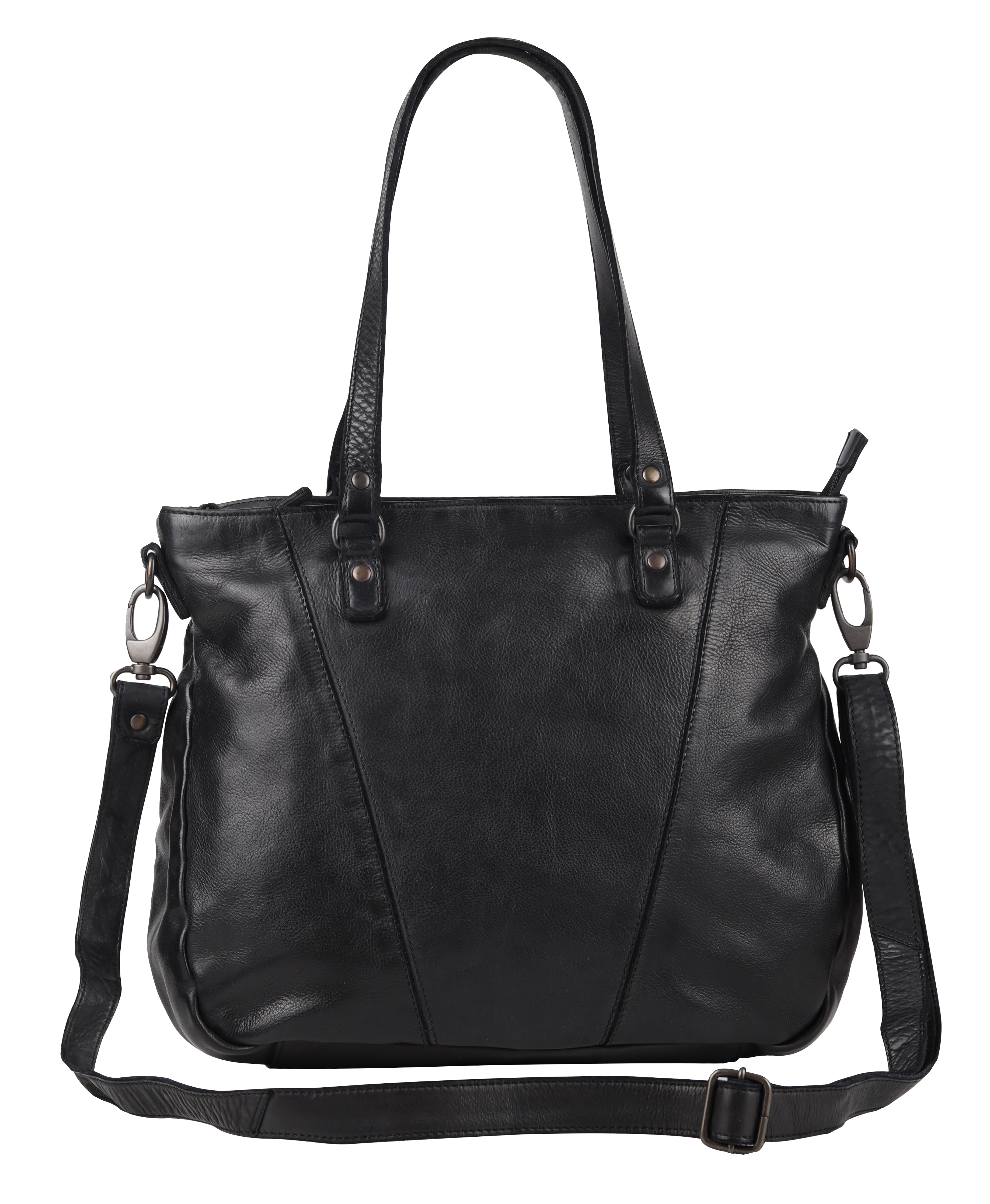 MET Two Handled Leather Handbag