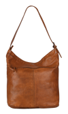 MET Cross Stitch Leather Hobo Bag